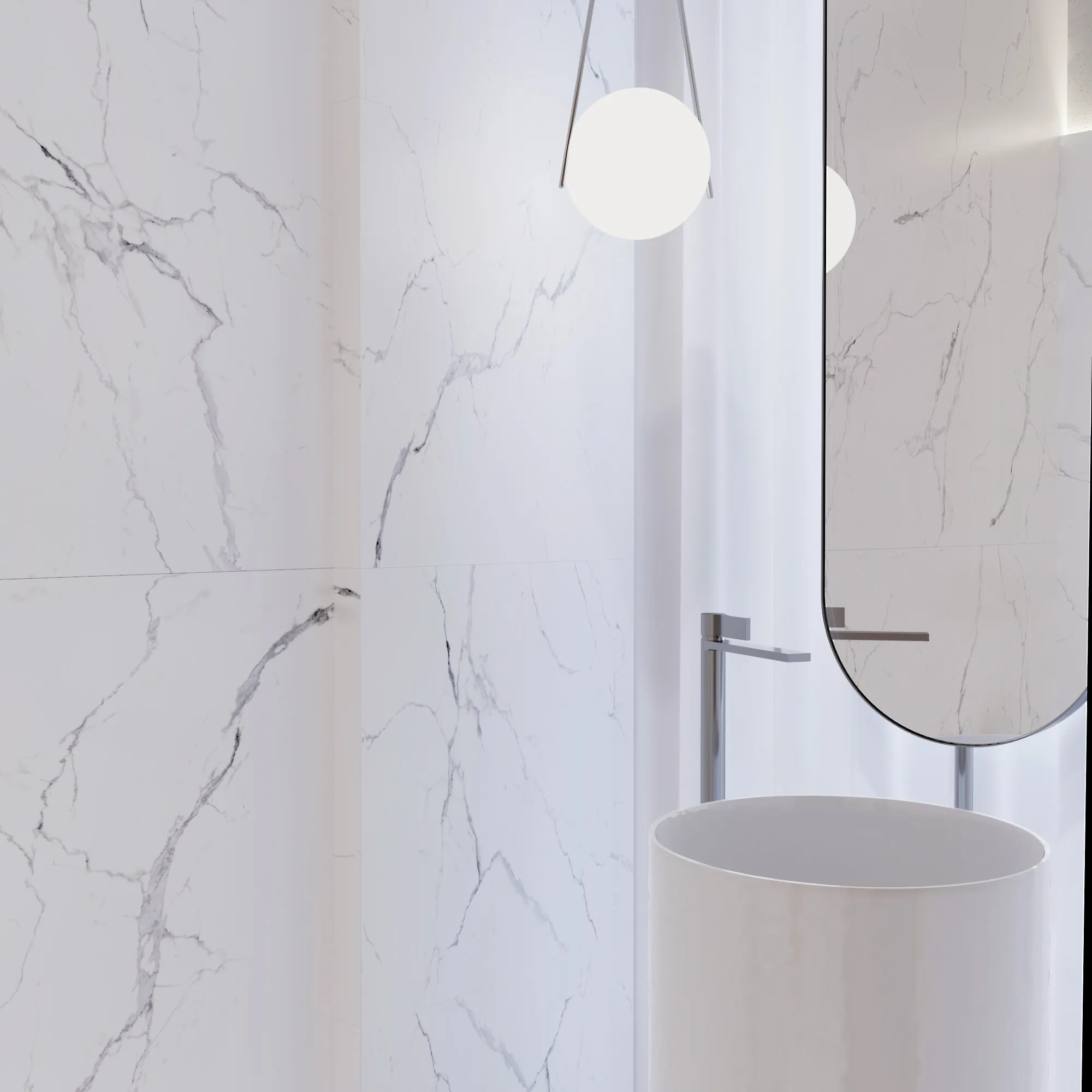 Керамогранит RT7018-A Carrara White Matt Rustic 60x120