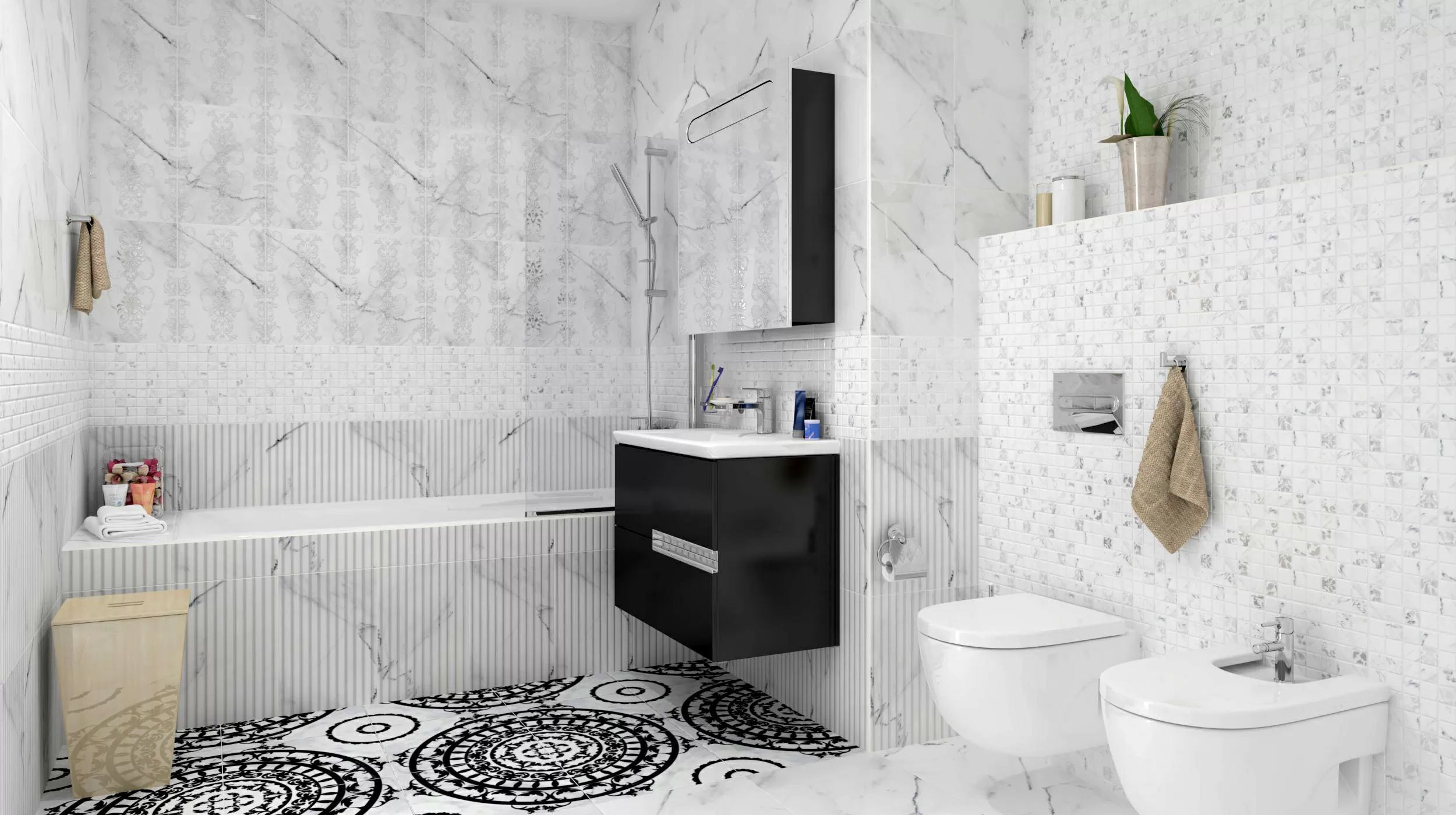 Керамогранит A16006 Oriental многоцветный 42x42