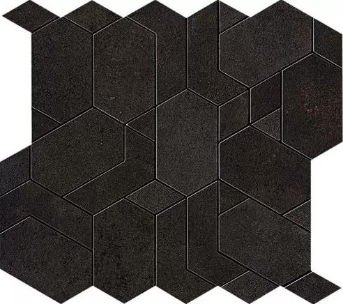 Мозаика AN67 Boost Tarmac Mosaico Shapes 31x33,5