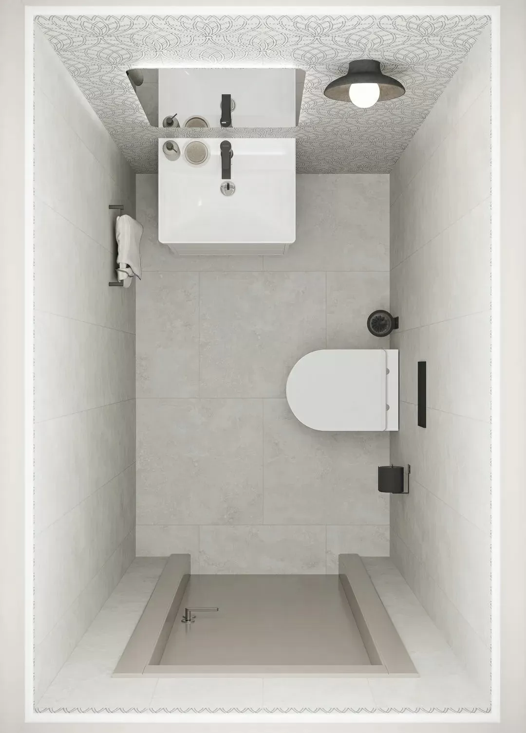 Керамогранит KM6060G0441R Литос серый светлый матовый обрезной 60x60x0,9