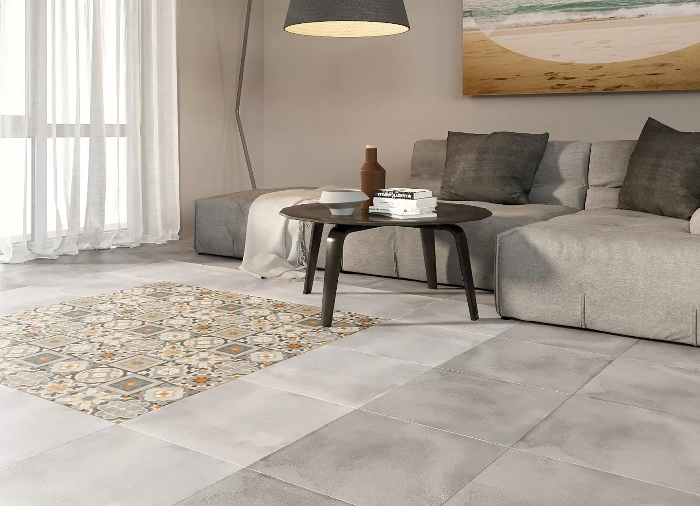 Керамогранит C-LO4R402D Loft темно-серый 42х42