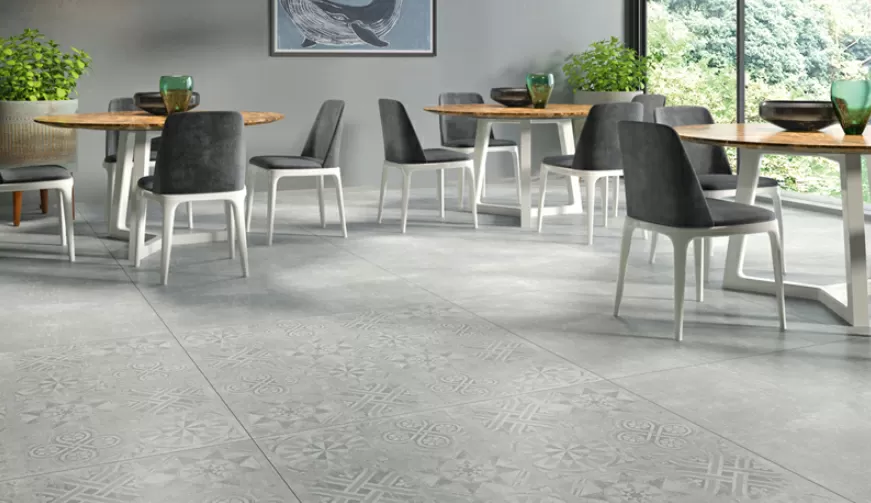 Керамогранит Skitring Granite Stone CEMENT Beige / Плинтус Гранит Стоун ЦЕМЕНТ Беж SR 120х6