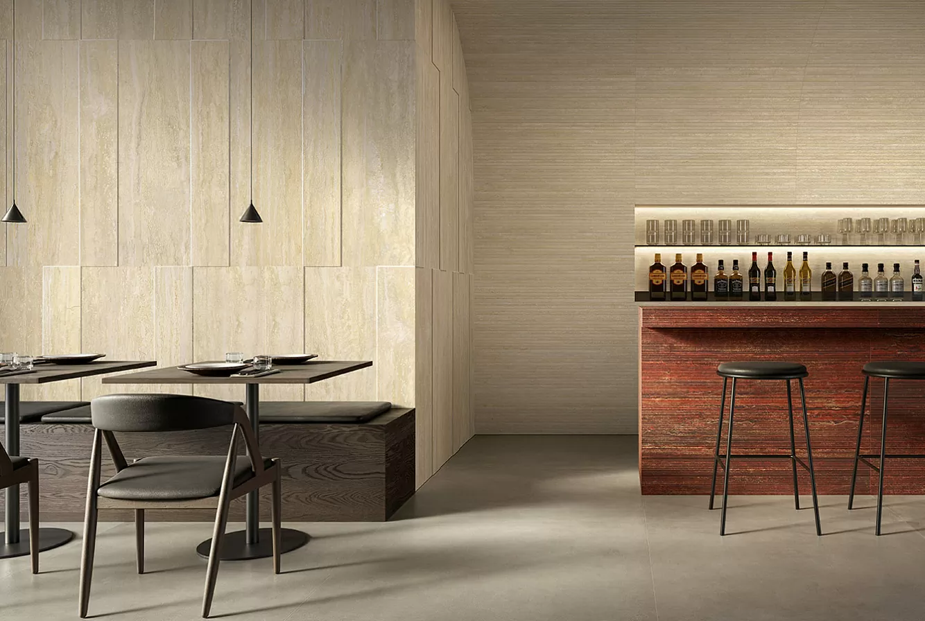 Керамогранит TR04BA I Travertini Beige Cross Cut SQ. 60x120