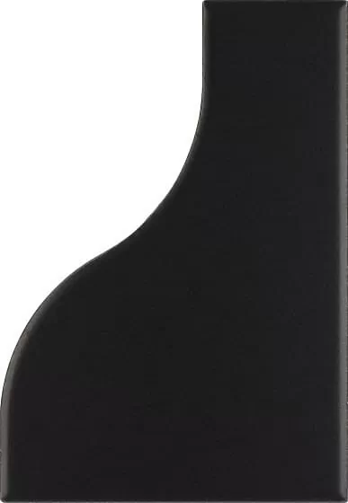 Плитка 28861 Curve Black Matt 8,3x12