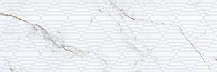 Плитка 9547 Iguazu White Relieve 30x90