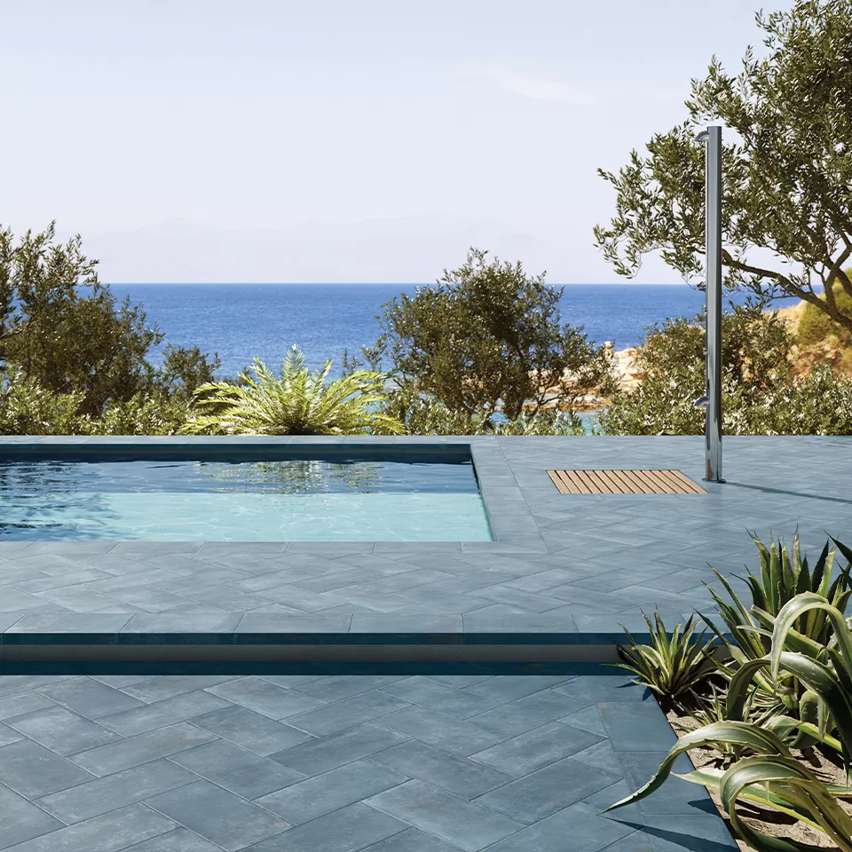 Керамогранит 88348 Crete Cobalto Matt 20x40