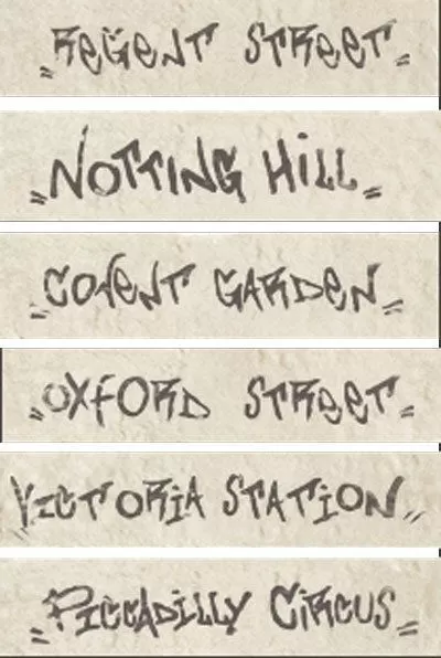 Керамогранит 1039917 Ins. Streets S/6 Notting Hill 8,6x35