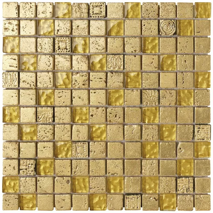Мозаика DAO-91 стекло+камень 2.3х2.3 30х30