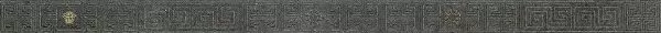 Керамогранит 261135 GREEK LISTELLO Antracite/Oro 4x80