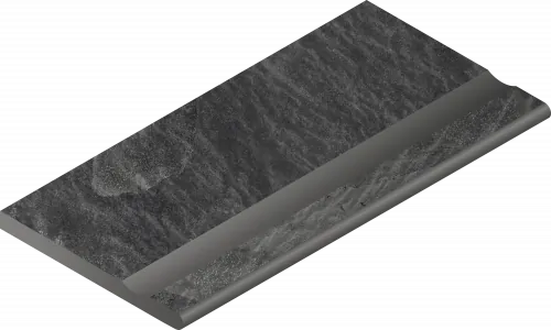 Керамогранит 620090001198 Materia X2 Titanium Bordo Svasato Round 30x120