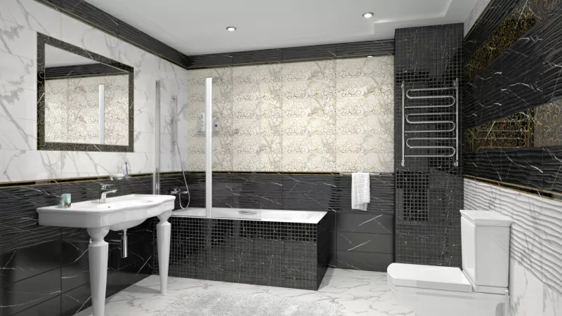 Керамогранит 6246-0042 (6046-0303) дизайн каррара 45x45