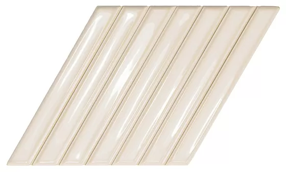 Плитка 135020 Spike Bars B Deep White Gloss 15x25,9