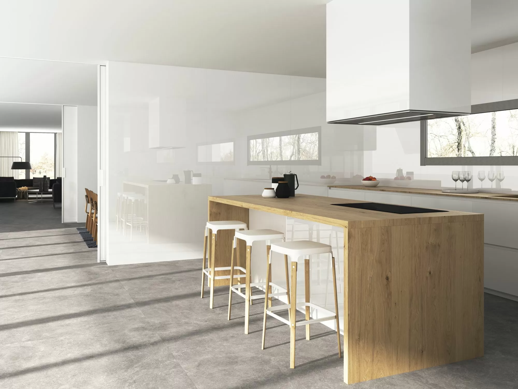 Плитка Blanco Brillo Dune 30x90