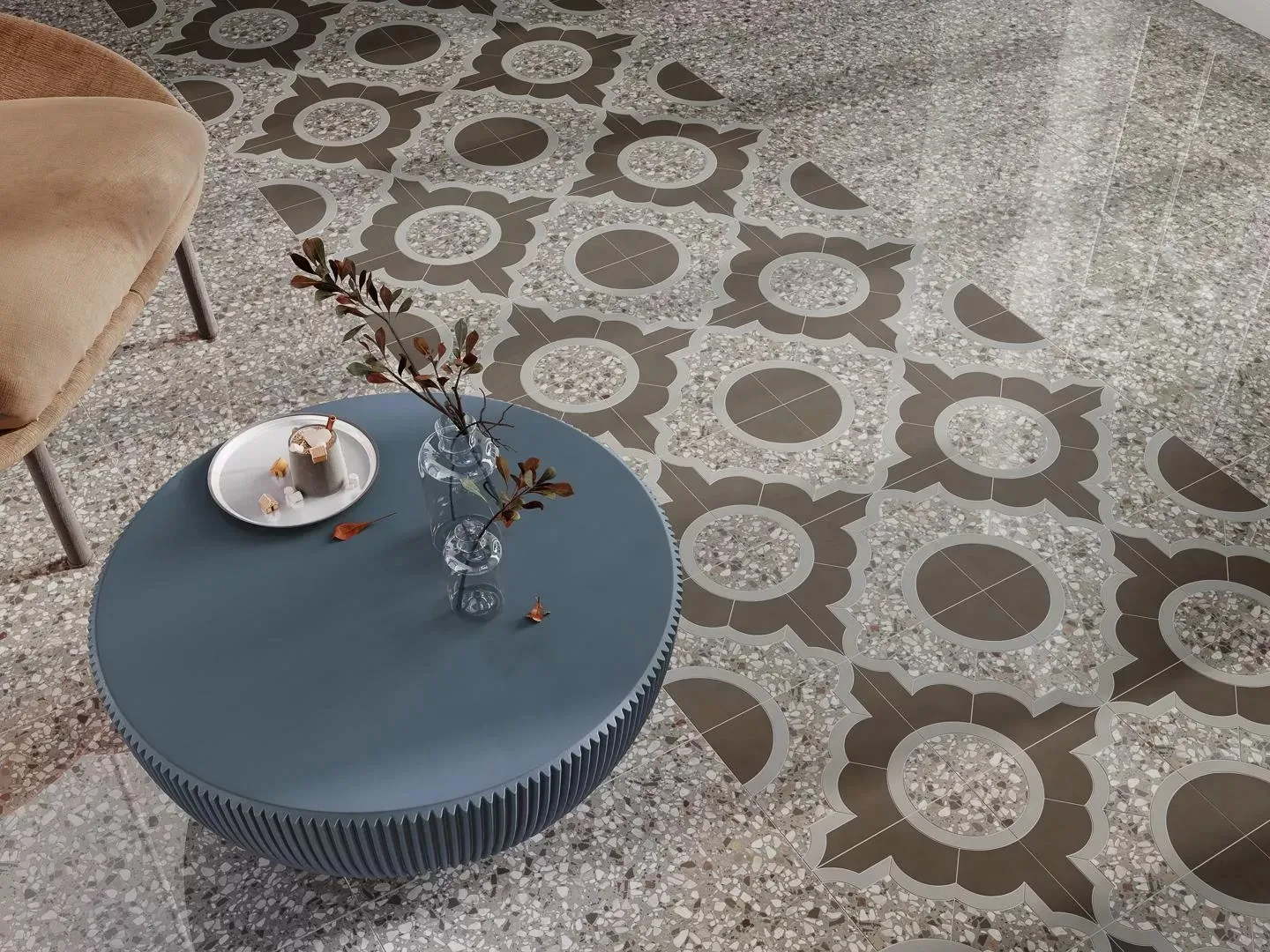 Керамогранит SG653222R Бричиола бежевый светлый лаппатированный обрезной 60x60