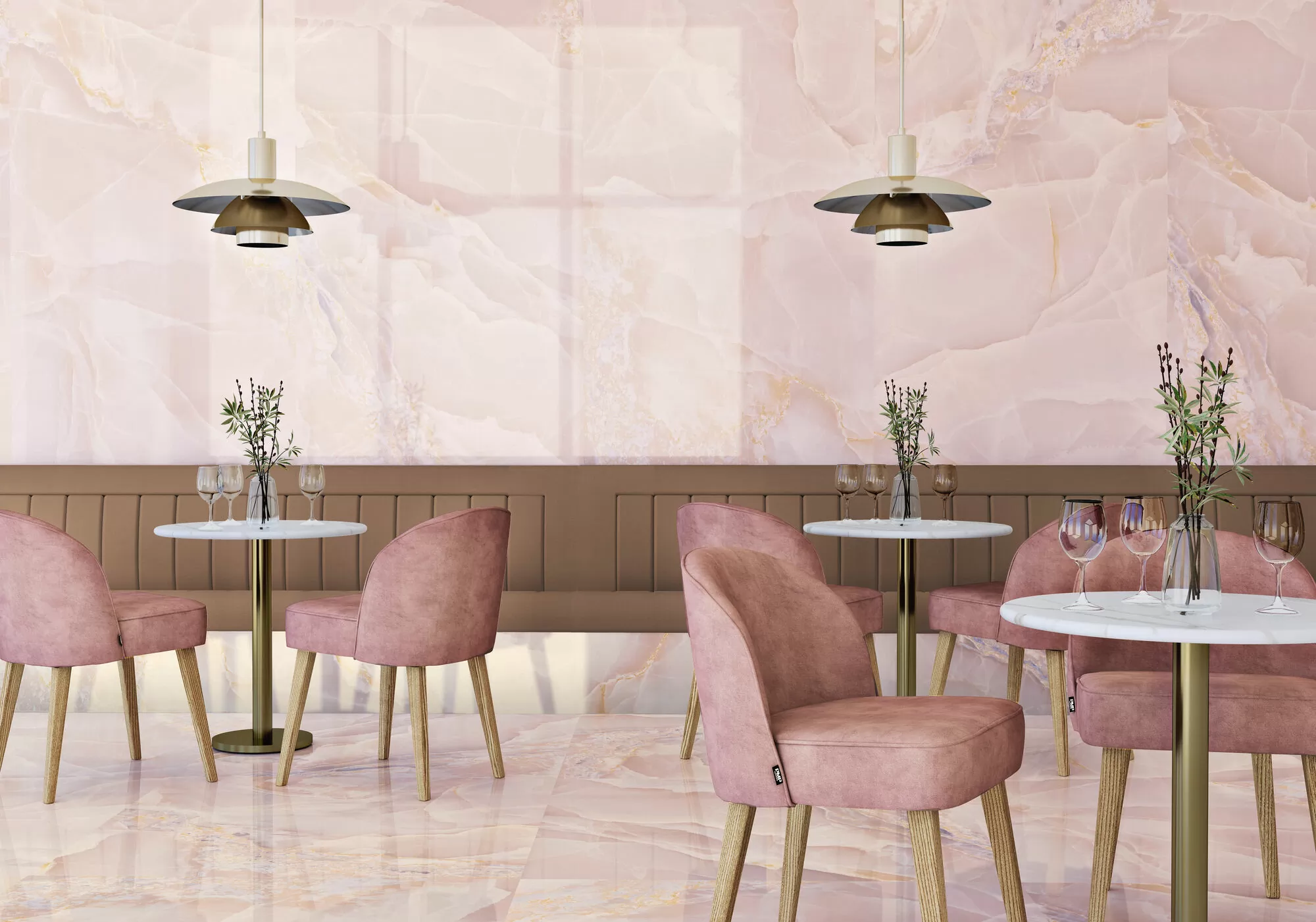 Керамогранит Onyx Bleu Pulido Rect 120x260