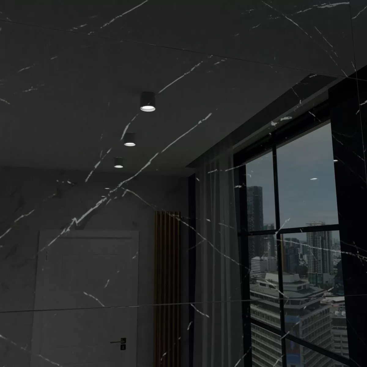 Керамогранит R_HG2001 Black Marquina High Glossy 60x120