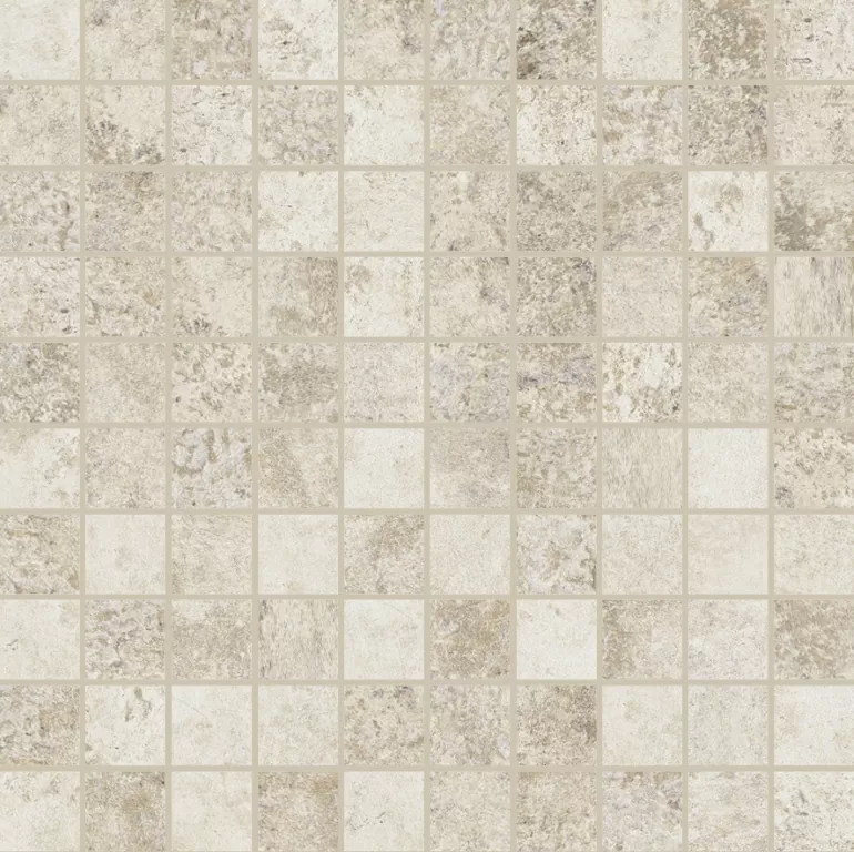 Мозаика 760908 Artifact Aged_White Mosaico 3x3 30x30
