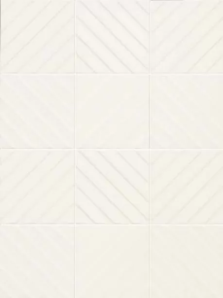 Керамогранит E062 4D Diagonal White 20х20