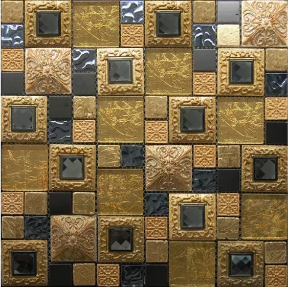 Мозаика Frame Gold 30х30
