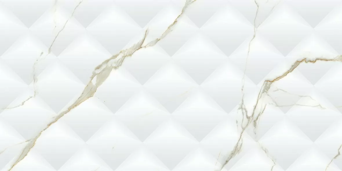 Плитка LE63063B-F50 Bianco Carrara Classico Monticulo Rectificado 30х60