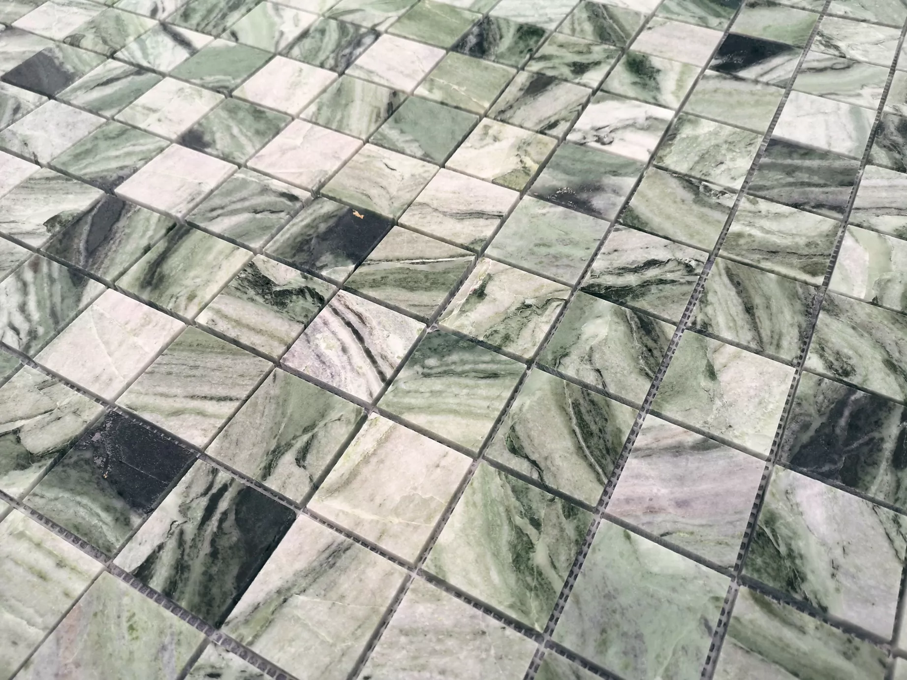 Мозаика Onice Verde oliva POL 48x48x7 305x305
