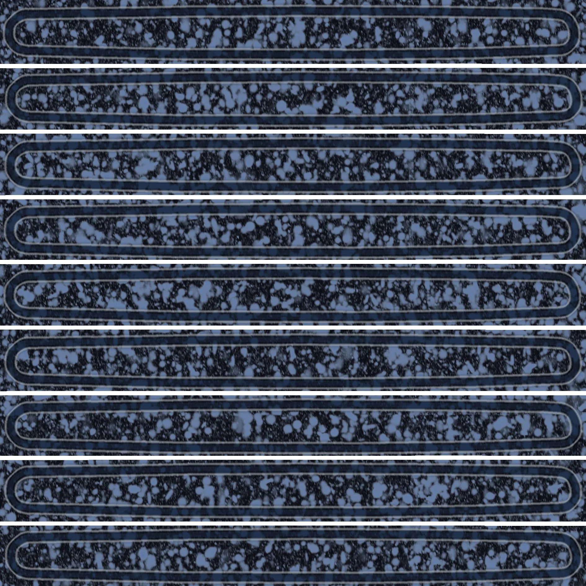 Плитка KMD2SOB004BN Декор чипсет Далия синий глянцевый 20x20x0,95