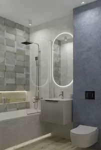 Керамогранит 16887 State коричневый ректификат 44,8x89,8