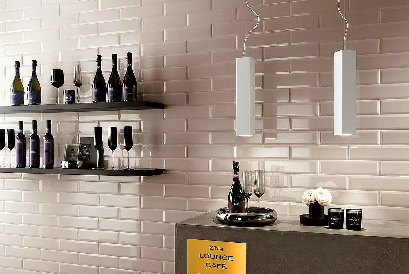 Плитка AZDA Brick White Bevel 8x31.5