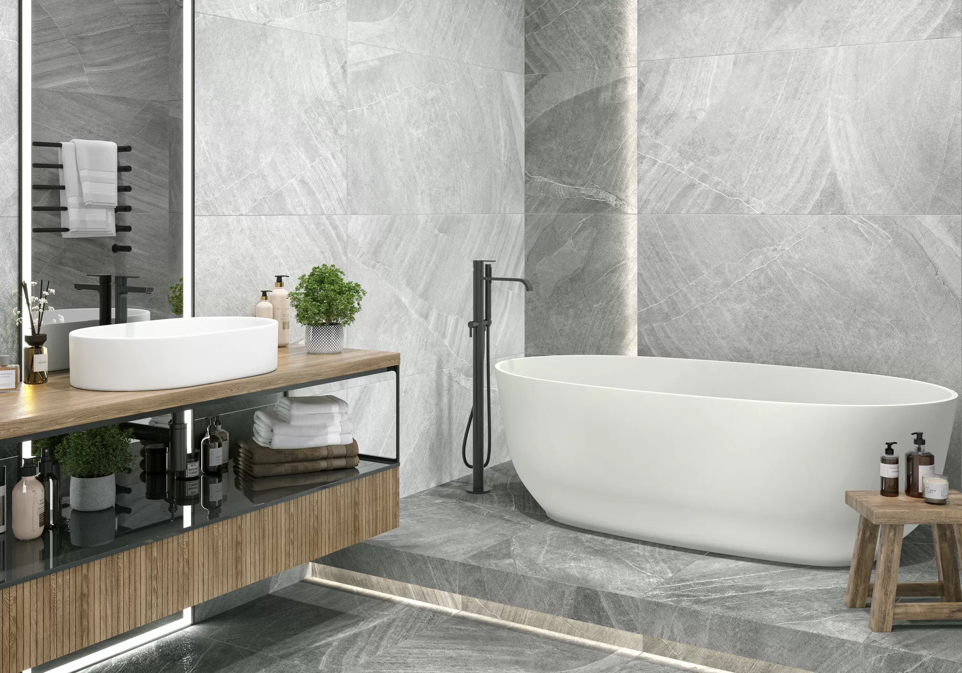 Керамогранит D60202M Rock Sand карвинг 600x600x9.5