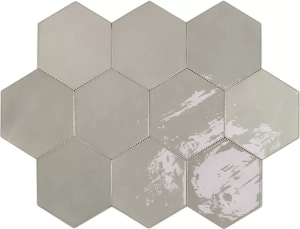 Плитка 122079 ZELLIGE HEXA GREY 10,8x12,4