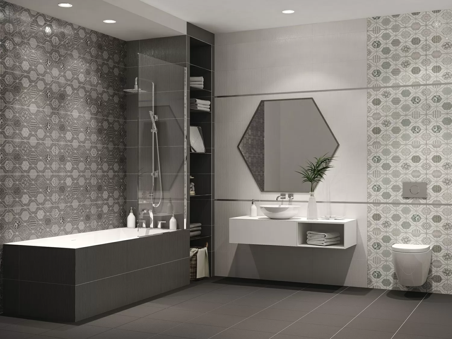 Плитка Devore Gris 42x42