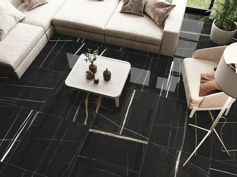 Керамогранит Titanium Black Pulido Rect 80x80