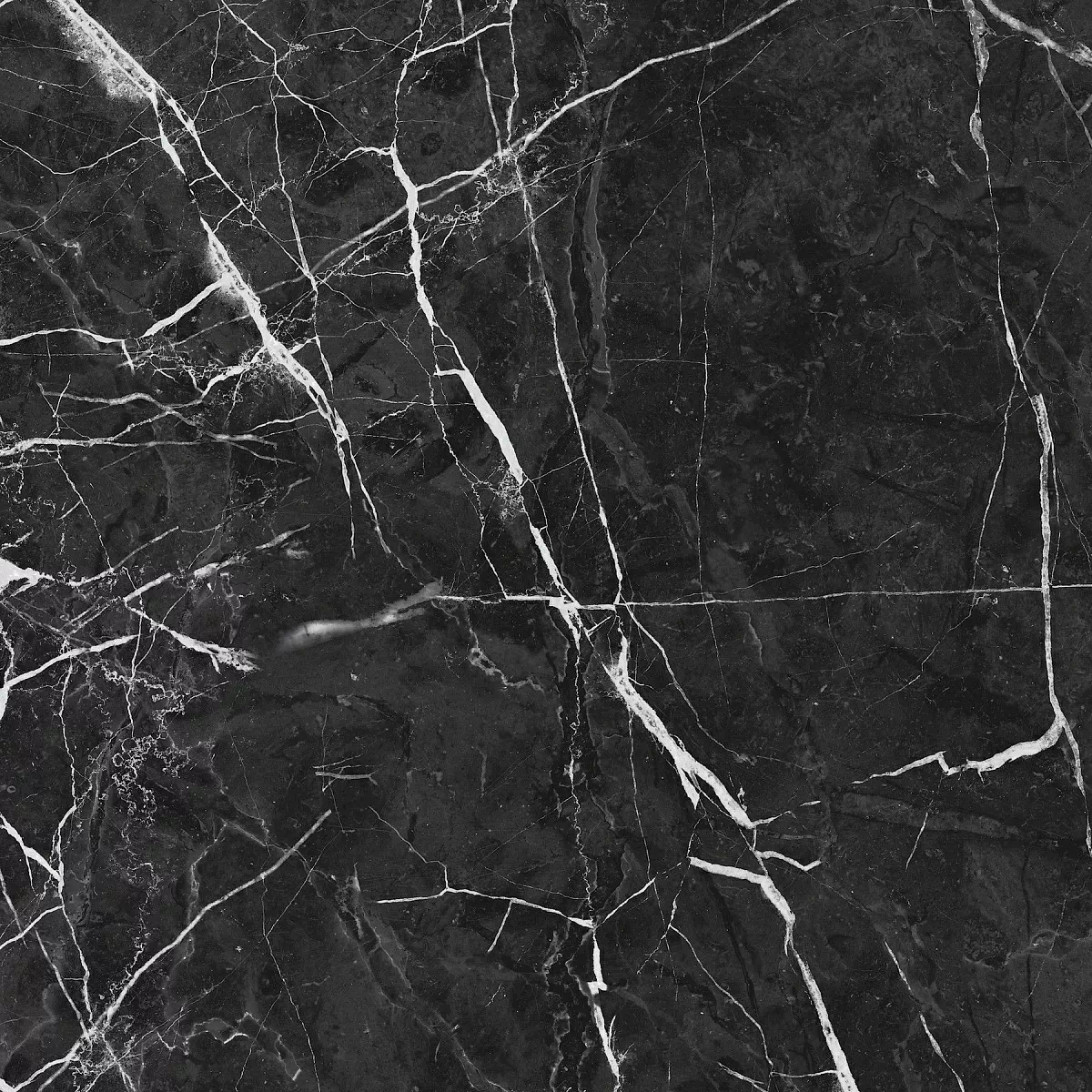 Керамогранит Е-5022/МR Cosmos чёрный ректификат 600х600х9