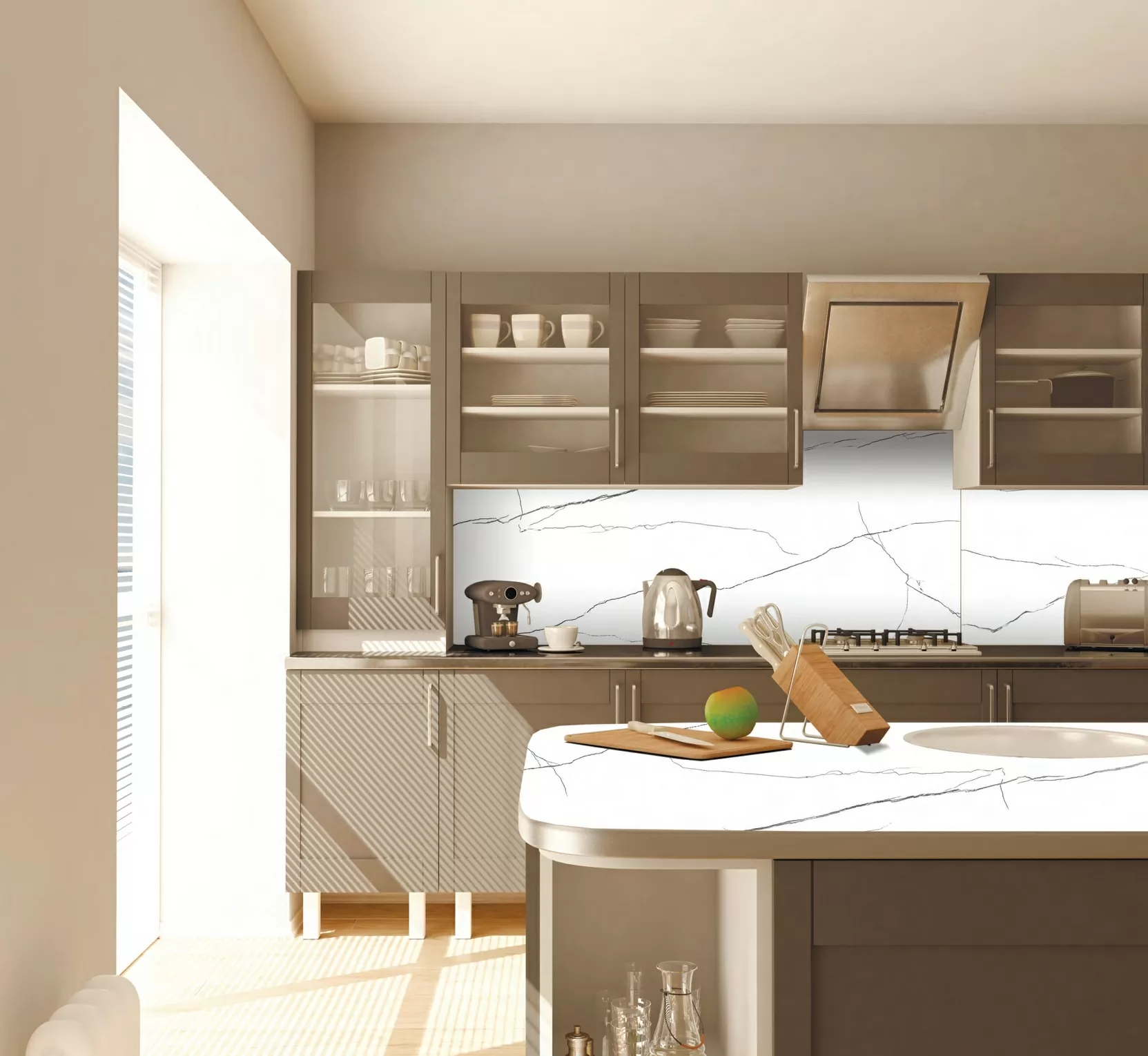 Керамогранит CNR0301 Ice Marbel белый 1200х600х9,5