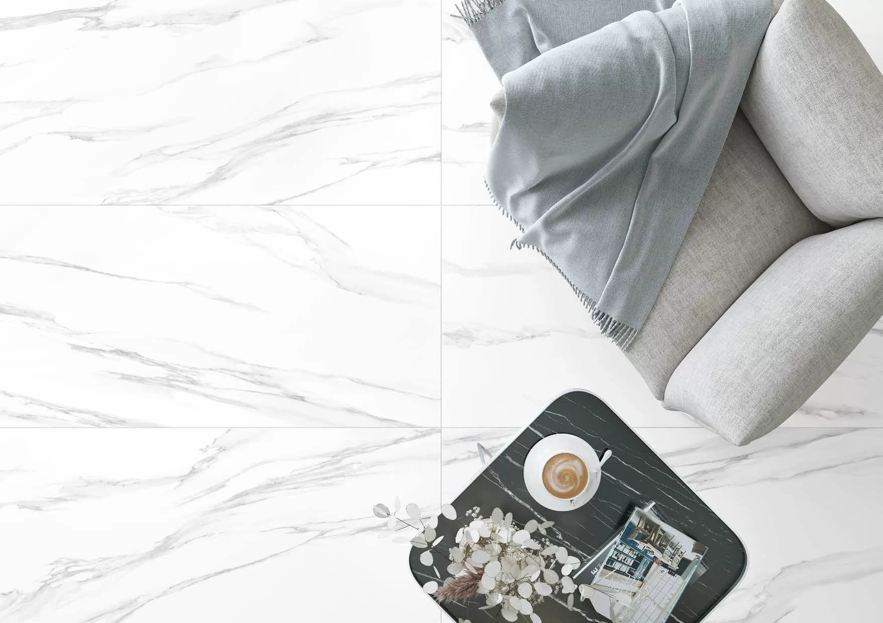 Керамогранит GP40STA11R Statuario Gold матовый 600x600x9,5