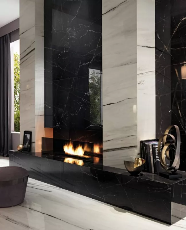 Керамогранит AORY Marvel Grigio Intenso Lappato 75x75