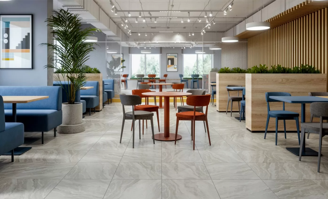 Керамогранит Е-5021/МR Rock тёмно-серый ректификат 600x600x9