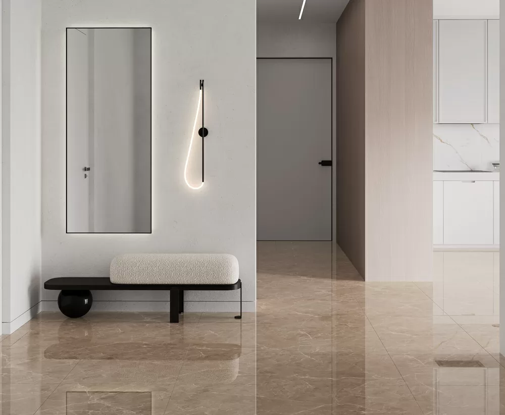 Керамогранит Mramor Chic Beige Бежевый Полированный 60х60