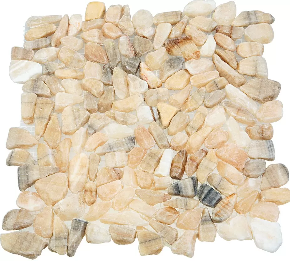 Мозаика 052364R MS7012 S Оникс розовый треугольный 32x32