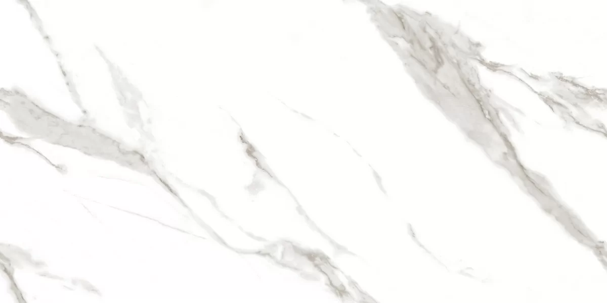 Керамогранит Calacatta Sharp Silver Белый Полированный 60х120