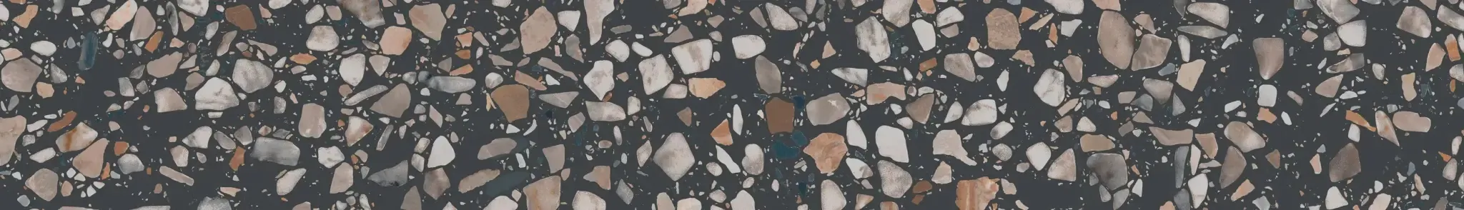 Керамогранит KM6060G0021RBT6 Плинтус Бричиола чёрный матовый обрезной 60x9,5x0,9