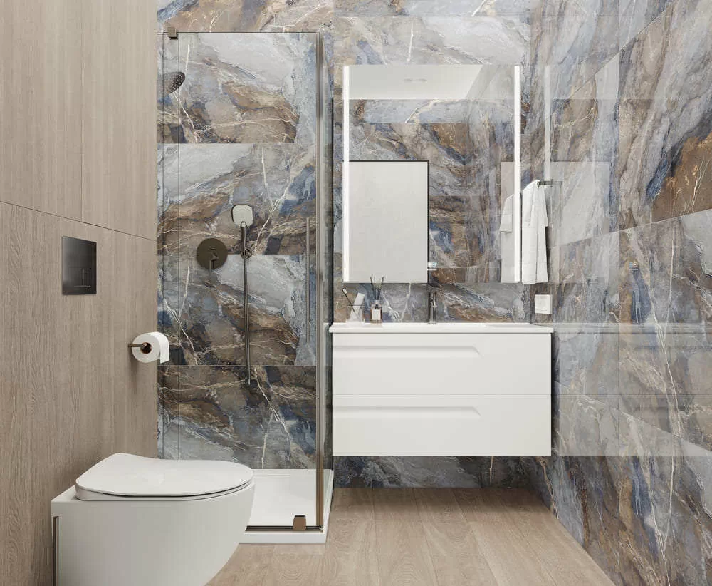 Керамогранит Ocean Elfish Cиний 60х120