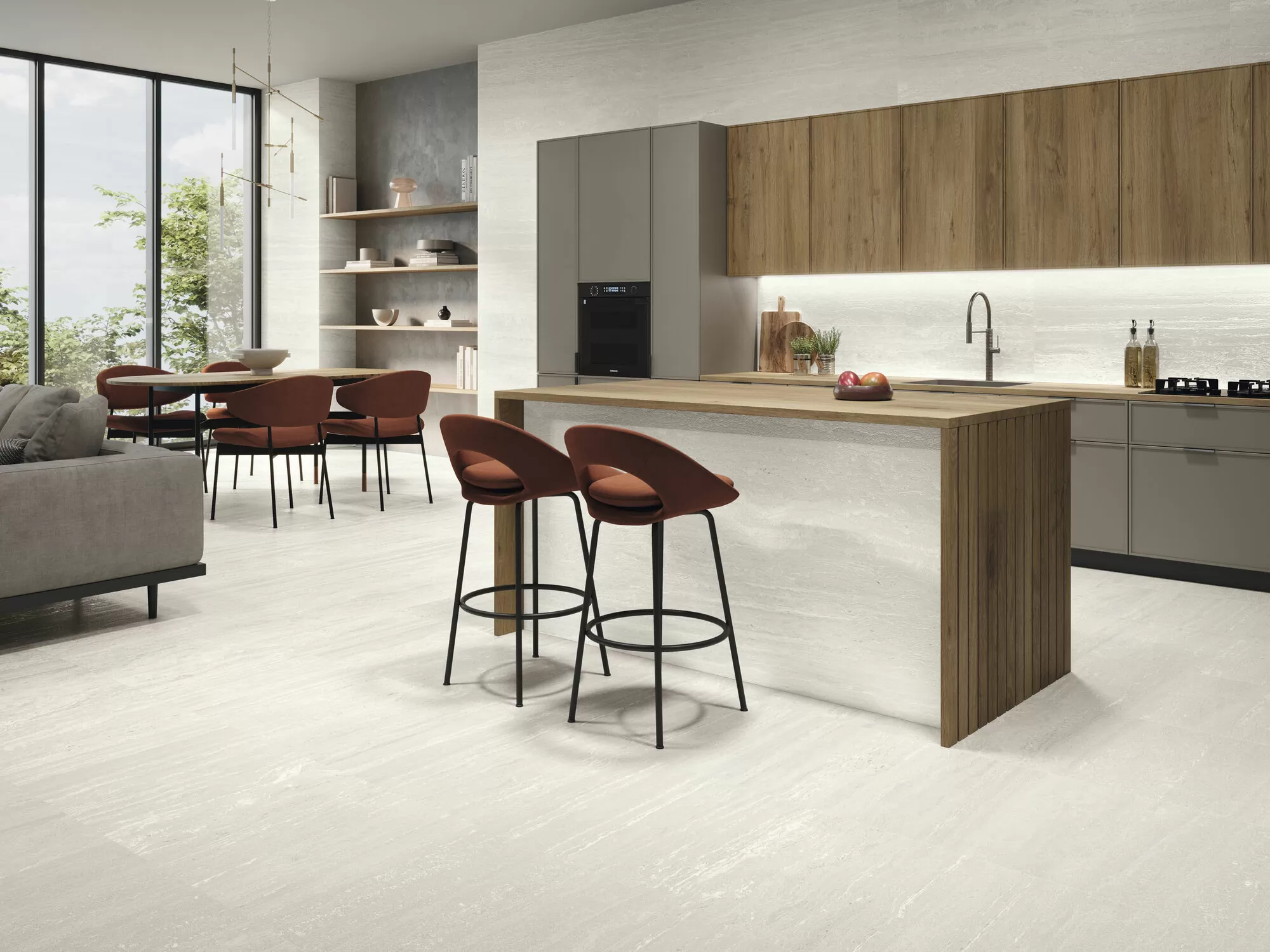 Керамогранит Venice Beige Natural Rect 120x260