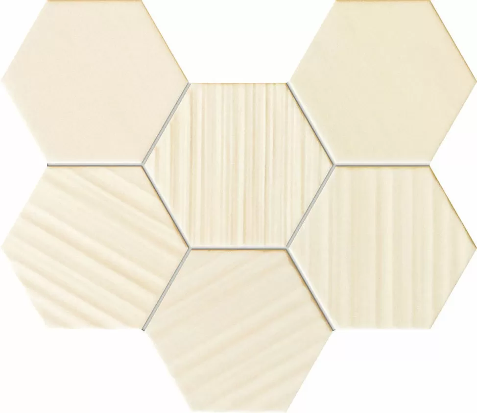 Мозаика Ms-Horizon hex ivory 28,9x22,1