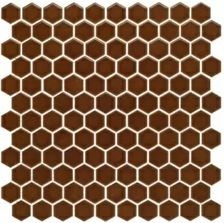 Мозаика HG161 Hexagon Mosaic Light Brown 2,65 30x30