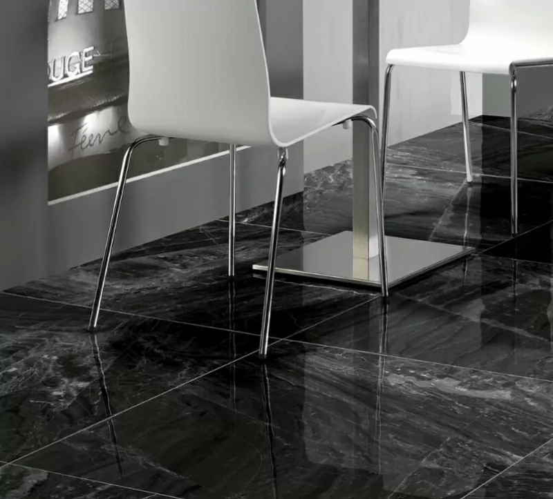 Керамогранит 1058940 Gemme Black Mirror Lux Ret 60x120