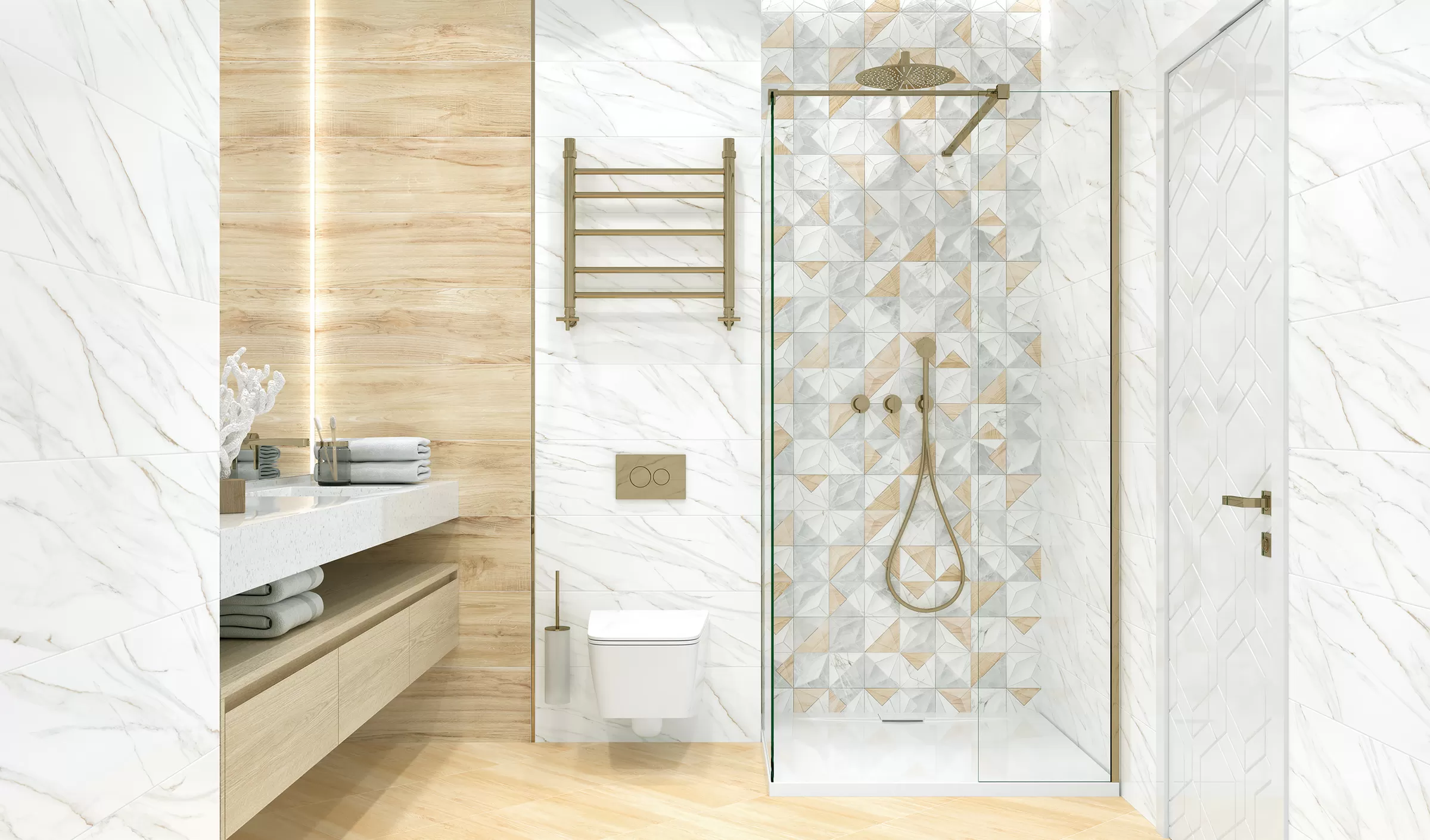 Плитка BW0MEA09 Metallic Gold Бордюр 12*740