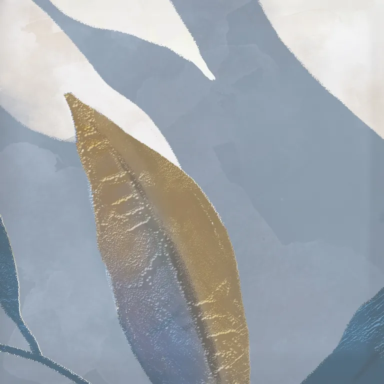 Плитка Leaves Blue 15x15