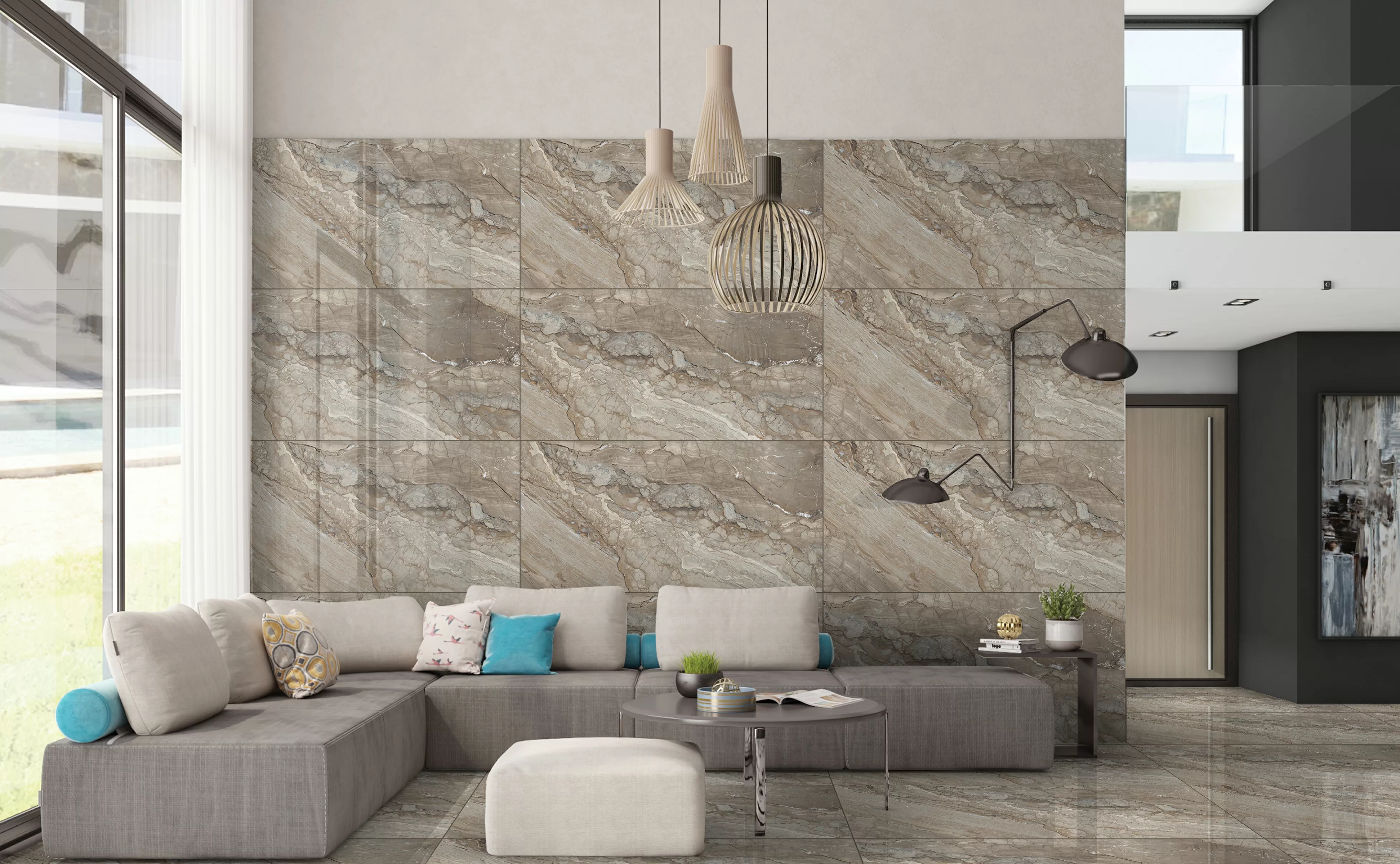 Керамогранит NTT99508P Gravel White 60x120