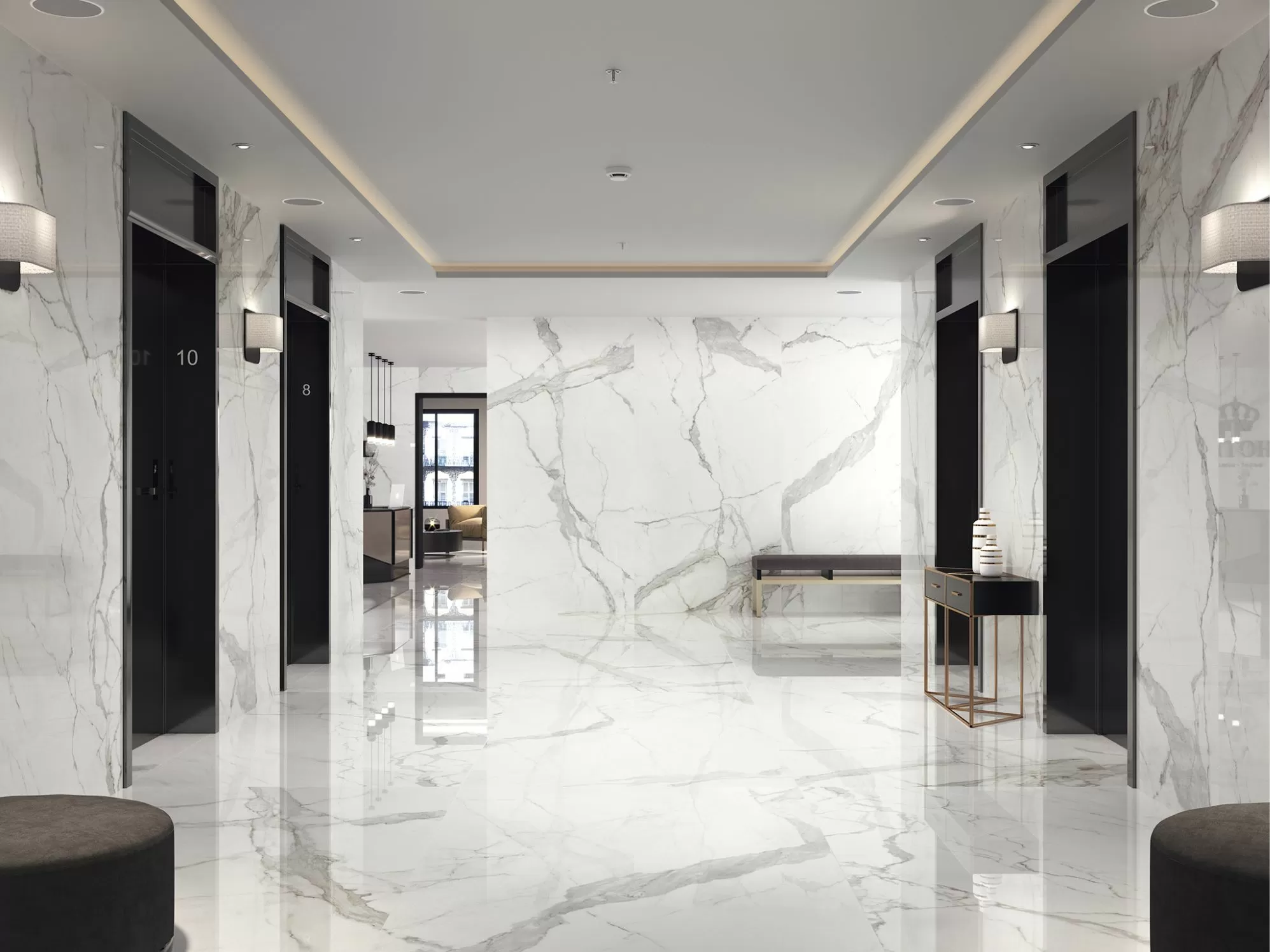 Плитка Statuario Brillo Rect 30x90